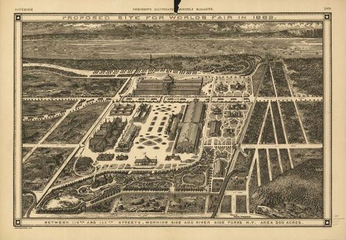 E95 - Proposed site for Worlds Fair in 1883 