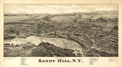 E95 - Sandy Hill New York - 1884