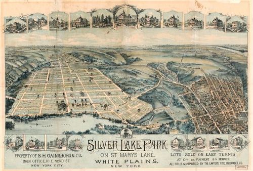 E95 - Silver Lake Park on St Marys Lake White Plains New York - 1880