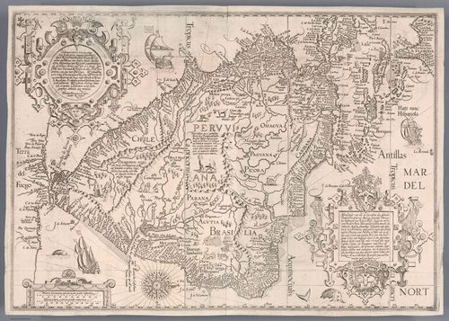 E99 -South America and West Indies. Delineatio omnium orarum totius Australis partis Americae ....