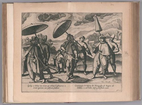 E99 - View: Portugais allans a pied.
