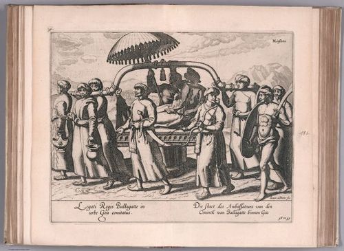 E99 - View: Ambassadeur du Roy de Ballagate avec sa suite a Goa.