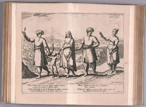 E99 - View: Arabes & Abysins avec leurs femmes,