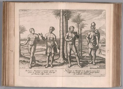 E99 - View: Negres d'autaour de Moszambique appellez Caffres.