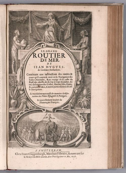 E99 - Section Title Page: Le Grand Routier de Mer, la coste du Bresil, des Antilles, & du Cap do Lopo Gonsalves ... Navigation.