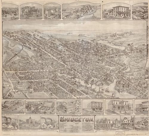 E106 - City of Bridgeton New Jersey - 1886