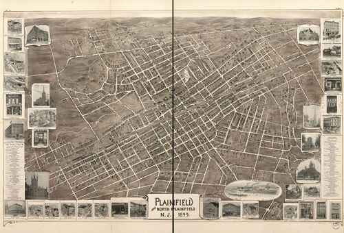 E106 - Plainfield and North Plainfield New Jersey - 1899
