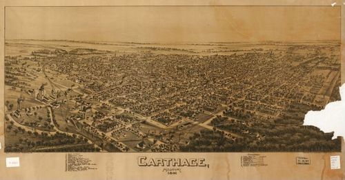 E107 - Carthage Missouri - 1891	E107 - Carthage Missouri - 1891
