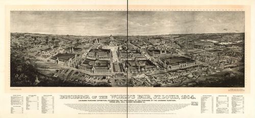 E107 - Panoramic view of the wholesale and office district of St Louis