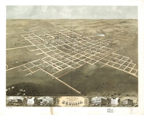 E107 - Birds eye view of St Louis