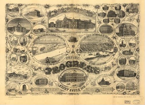 E107 - Pen picture of the progress of the city of St Louis Mo