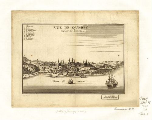 E109 - Vue de Quebec, capitale du Canada.