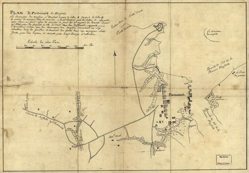 E109 - Plan de Portsmouth en Virginie.