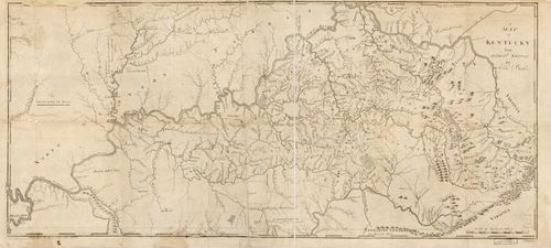 E109 - A map of Kentucky from actual survey