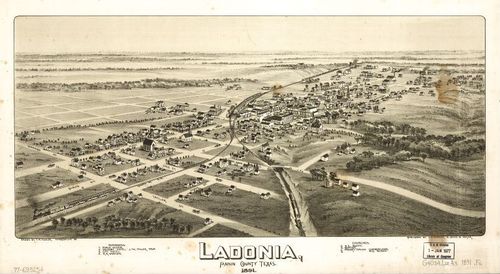 E113 - Ladonia Fannin County Texas - 1891
