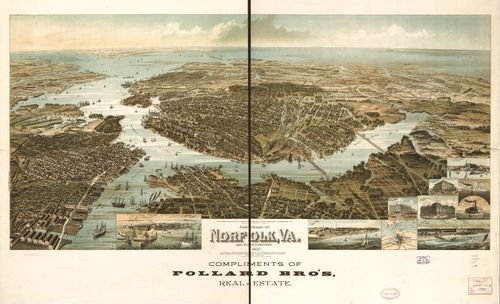 E118 - Panorama of Norfolk and surroundings - 1892