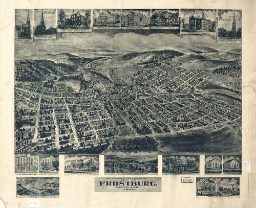 E122 - View of Frostburg Maryland - 1905