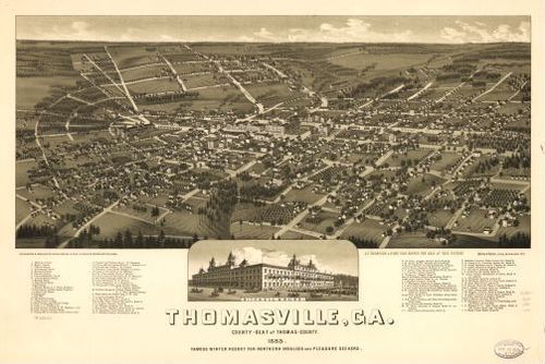 E123 - Thomasville Georgia county-seat of Thomas-County - 1885