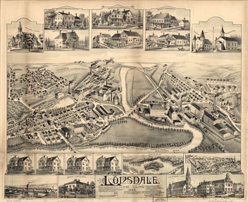 E131 - Lonsdale Rhode Island - 1888