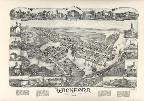 E131 - Wickford Rhode Island - 1888