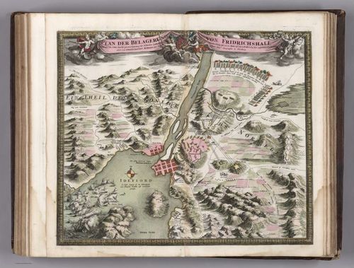 E152.180 - Plan der Belagerung von Fridrichshall.