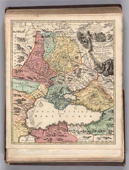 E152.192 - Russiae Magnae Postus Euxinus seu Mare Nigrum et Tartaria Minor.