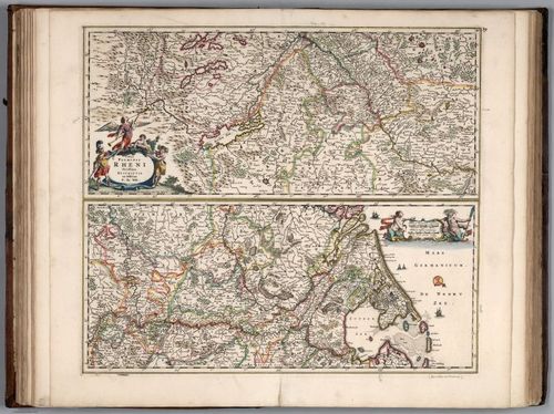 E155.042 - Totius Fluminis Rheni Novissima Descriptio. (Netherlands).