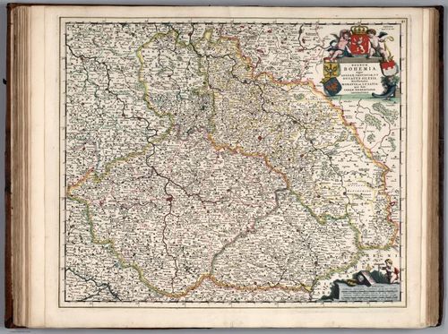 E155.044 - Regnum Bohemia eique Annexae Provinciae, ut Ducatus Silesia, Marchionatus Moravia et Lusat...