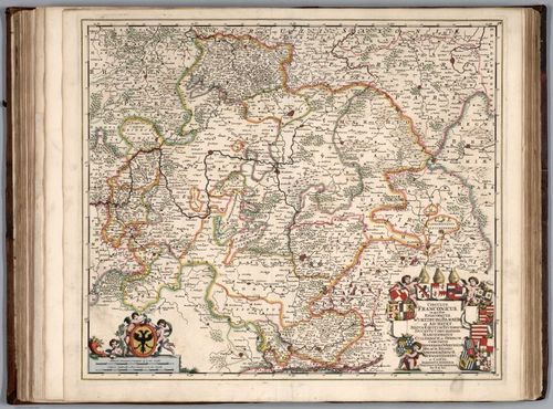 E155.053 - Circulus Franconicus, in quo sunt Episcopatus, Wurtzburg, Bamberg et Aichstet.