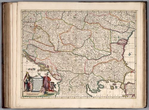 E155.077 - Nova totius Hungariae, Transylvaniae, Serviae, Romaniae, Bulgariae, Walachiae, Moldaviaae,...