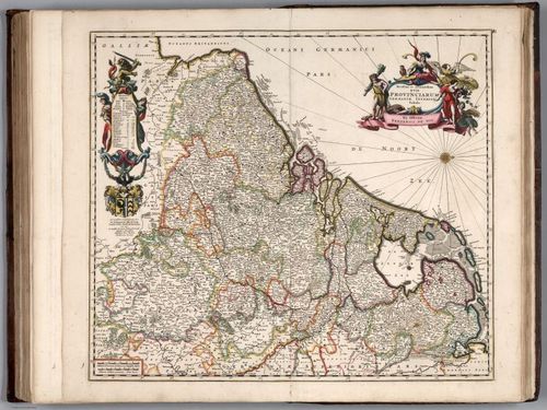 E155.086 - Novissima et accuratissima XVII Provinciarum Germaniae Inferioris Tabula.