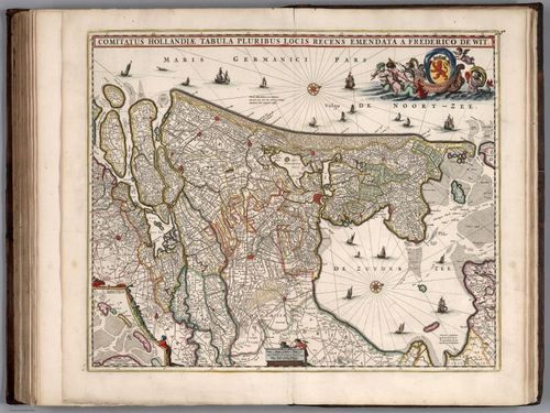 E155.094 - Comitatus Hollandiae Tabula Pluribus Locis Recens Emendata.