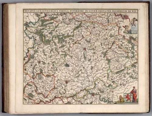 E155.101 - Ducatus Lutzenburgici Tabula Nuperrime in Lucem Edita