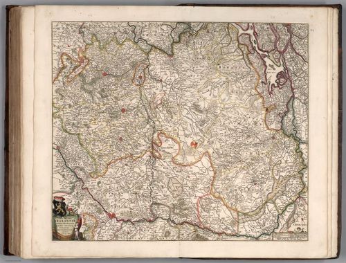 E155.103 - Tabula Ducatus Brabantiae continens Marchionatum Sacri Imperie et Dominium Mechliniense.