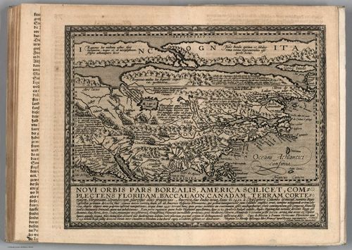 E156.164 - 78. Novi orbis pars borealis, America.