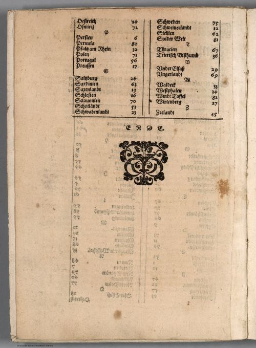 E156.008 - Index Page: Inhalt der Chartendieses. (Contents of this Atlas) (continued)..