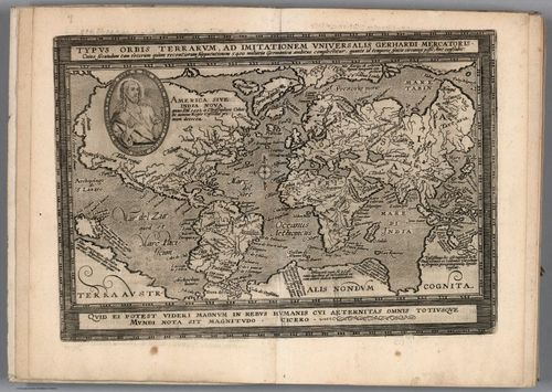 E156.010 -  1. Typys Orbis Terrarum, ad imitationem universalis Gerhardi Mercatoris.
