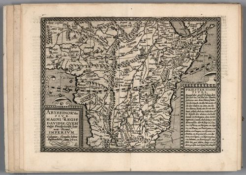 E156.014 - 3. Abyssinorum sive magni Regis Davidis, quem vulgo Presbyterum Joannem vacant, Imperium.