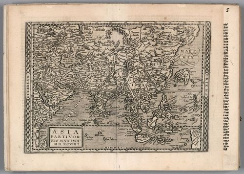 E156.016 - 4. Asia partium orbis maxima MDXCVIII.