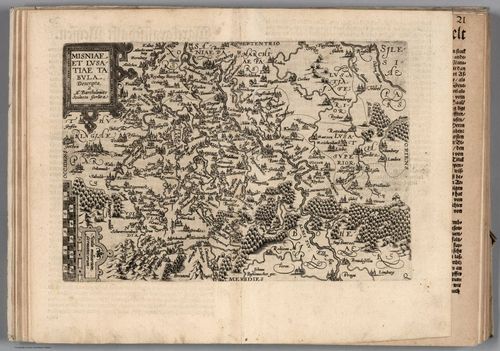 E156.048 - 20. Misniae et Lusatiae tabula Descripta.