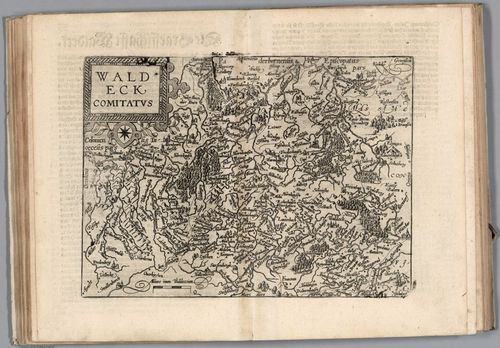 E156.074 - 33. Comitatus Waldeck accurate descriptus.