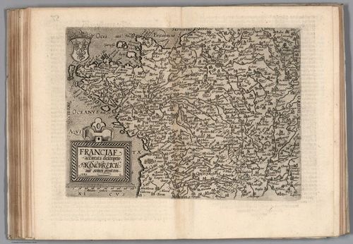 E156.122 - 57. Franciae accurata descriptio.