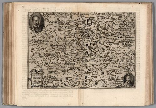 E156.126 - 59. Lotharingiae (Lorraine) Ducatus superioris vera delineatio.