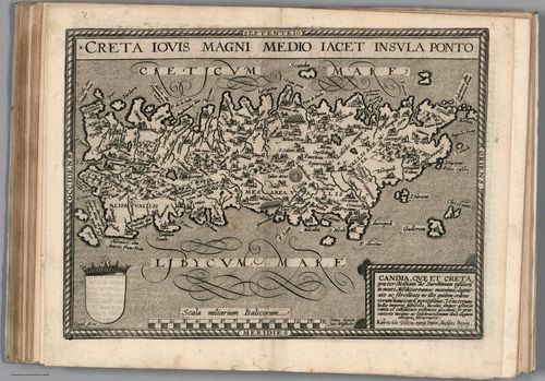 E156.138 - 65. Creta (Crete) iovus magni medio iacet insula ponto.