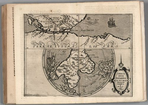 E156.170 - 81. Chica sive Patagonica et Austalis terra (Straits of Magellan, Patagonia, Antarctica).