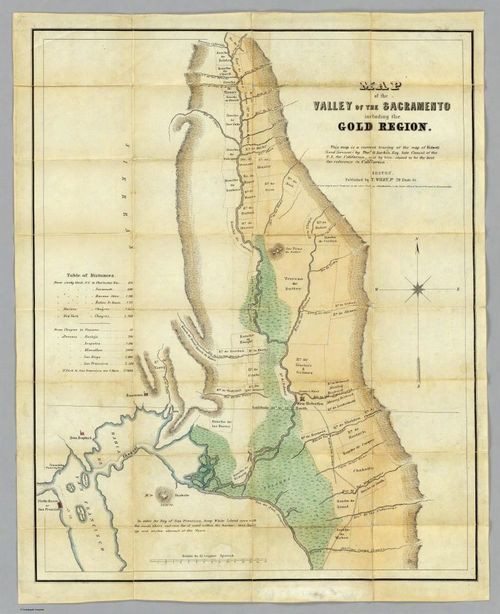 E166 - San Francisco & Gold Country, Bidwell & Larkin, 1849