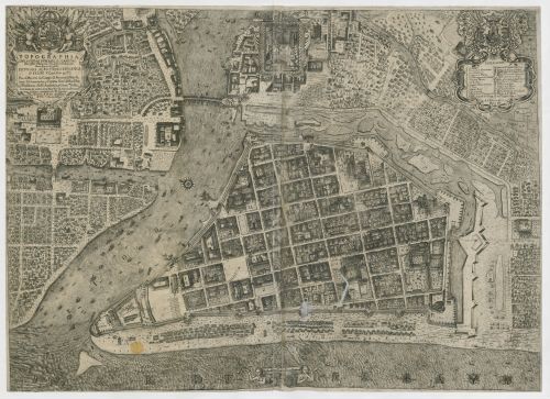 E167 - Topographia de la Ciudad de Manila by Antonio Fernandez de Roxas, 1737 