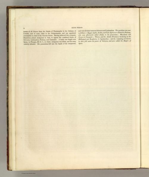 E168 - Text Page: Sixth Period (continued) 323 B.C. to 301.B.C.