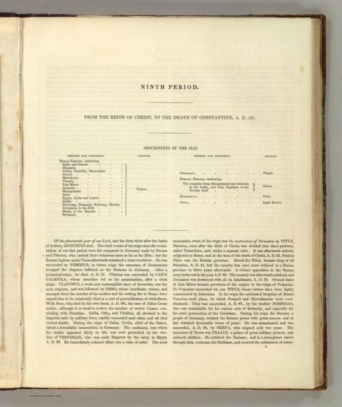 E168 - Text Page: Ninth Period from the Birth of Christ to A.D. 337 