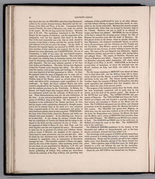 E169 - Text Page: (Continues) Eleventh Period - From the division of the Roman Empire